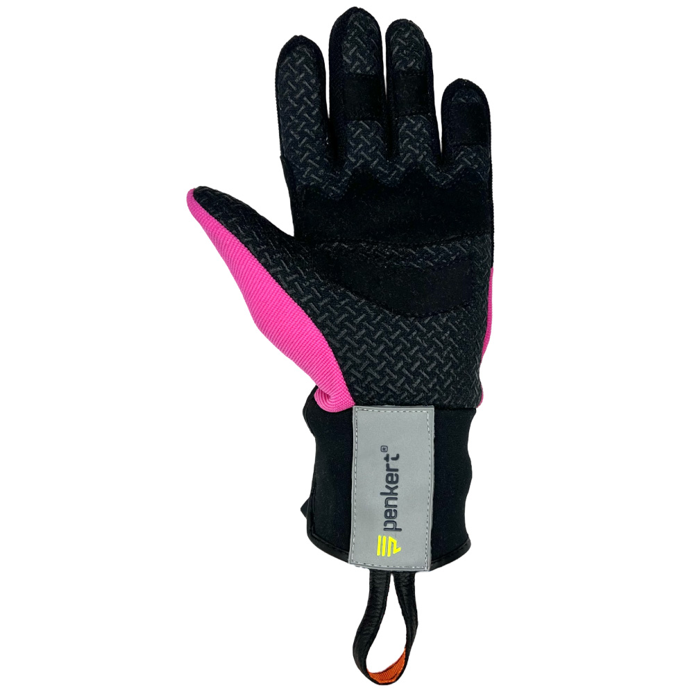 Innenseite des Feuerwehrhandschuhs Bad Girl 2.0 in Pink, zeigt die Handfläche.